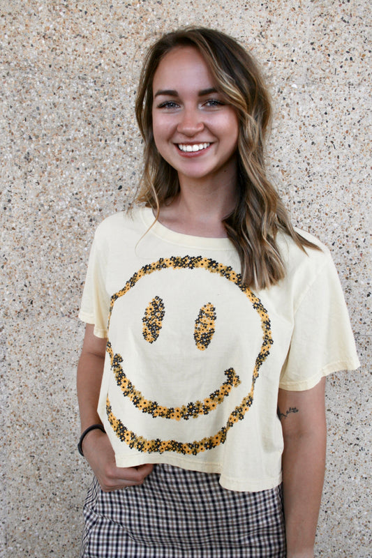 Flower Gal - Yellow Tshirt