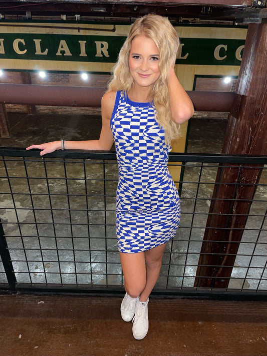 Skater Girl - Blue Dress